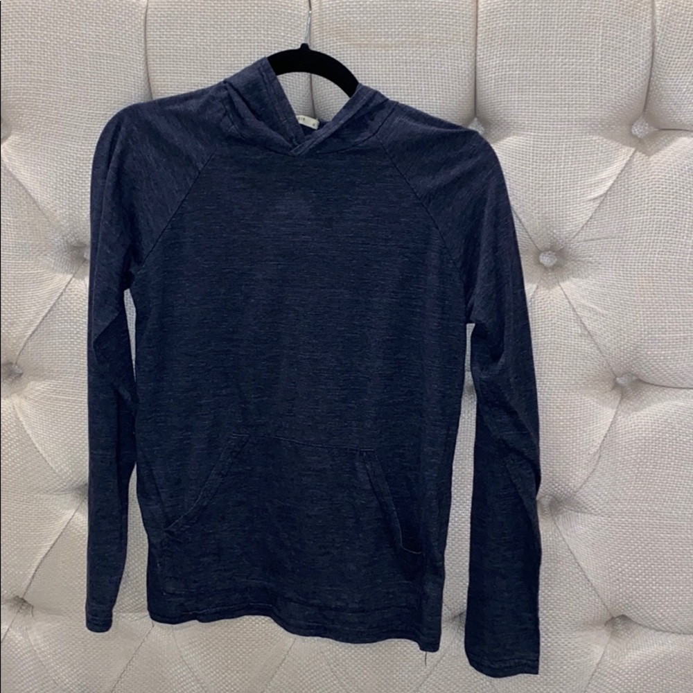 Thin blue comfy hoodie